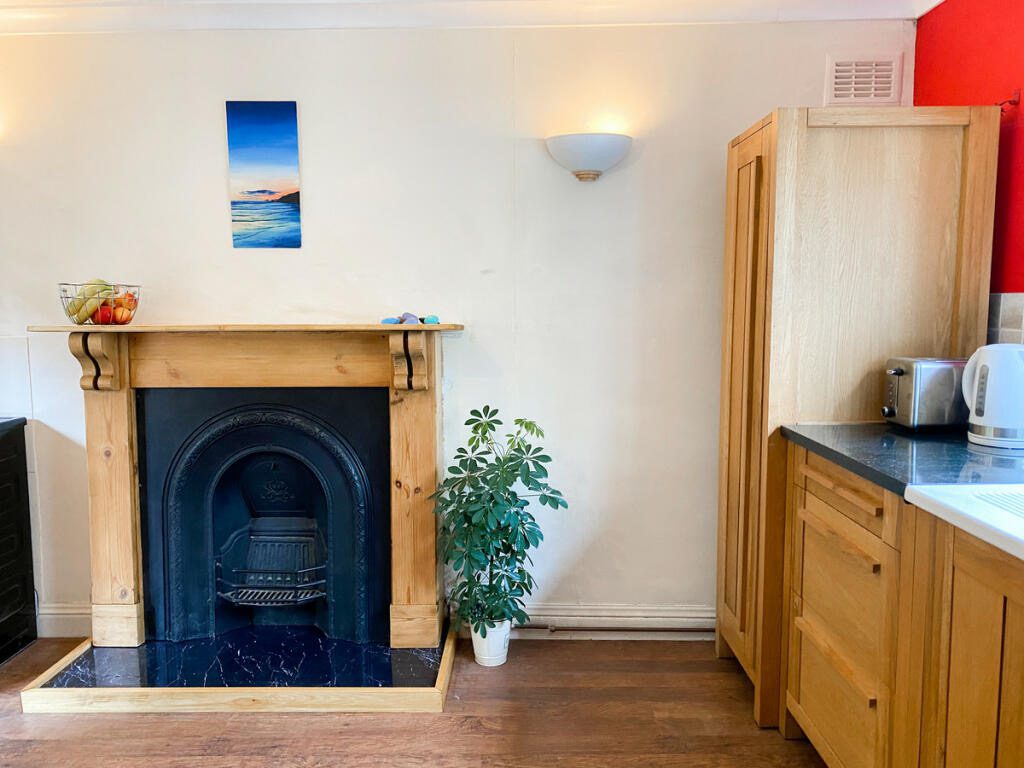 The kitchen in April 2023