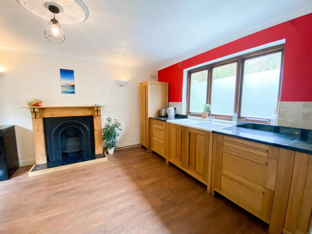 The kitchen in April 2023