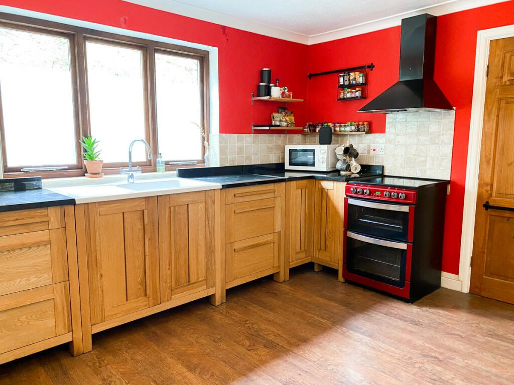 The kitchen in April 2023