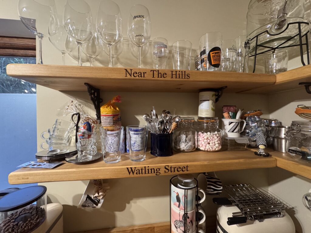 Details of the bespoke engraving