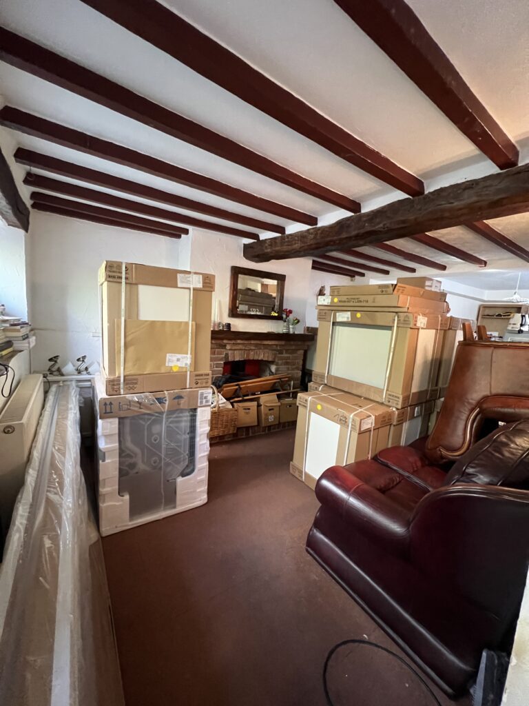 Starting to fill up the room