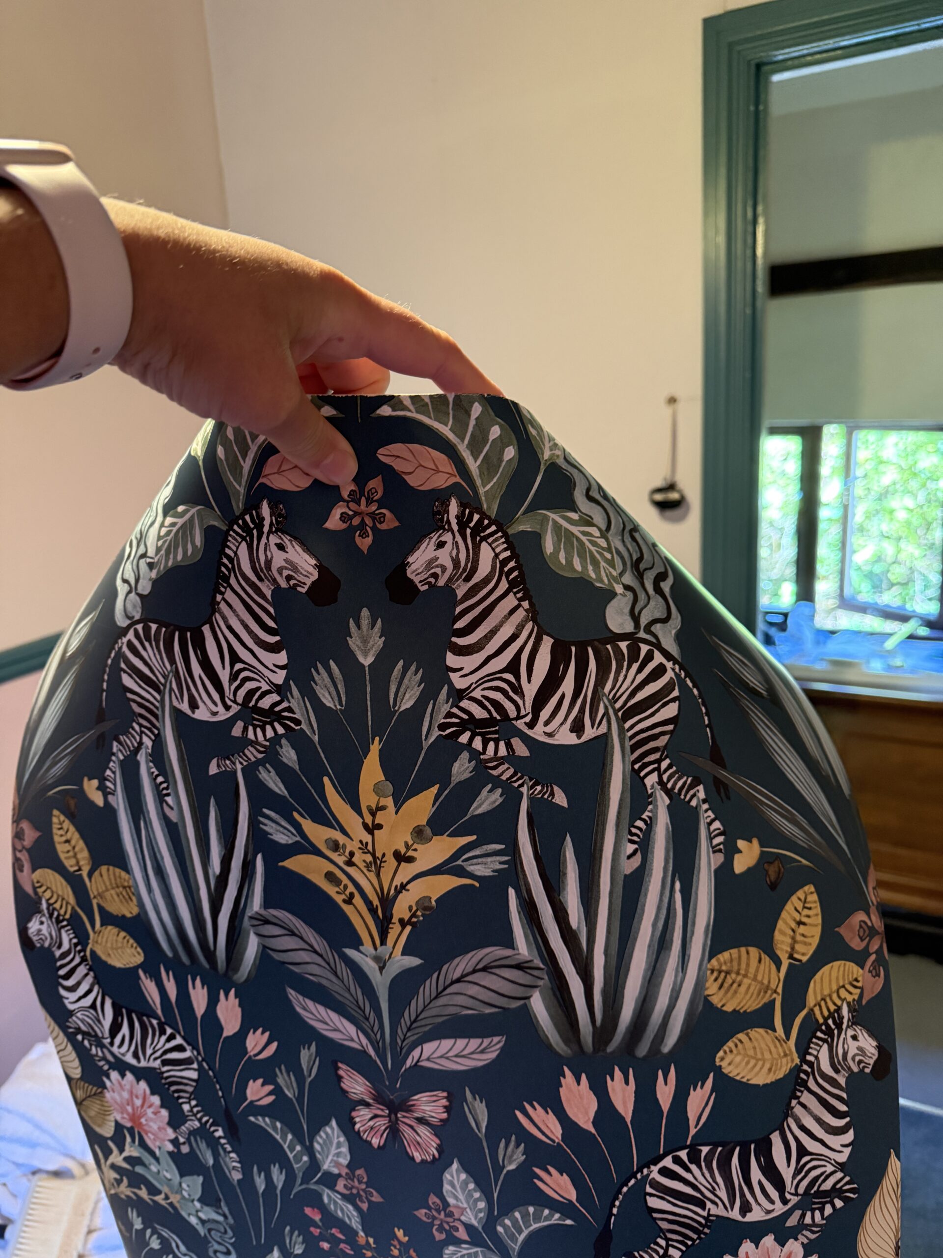 Lining paper up, zebras next!