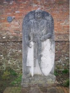A statue of William Marshall in Mountsorrel's Castle Gardens