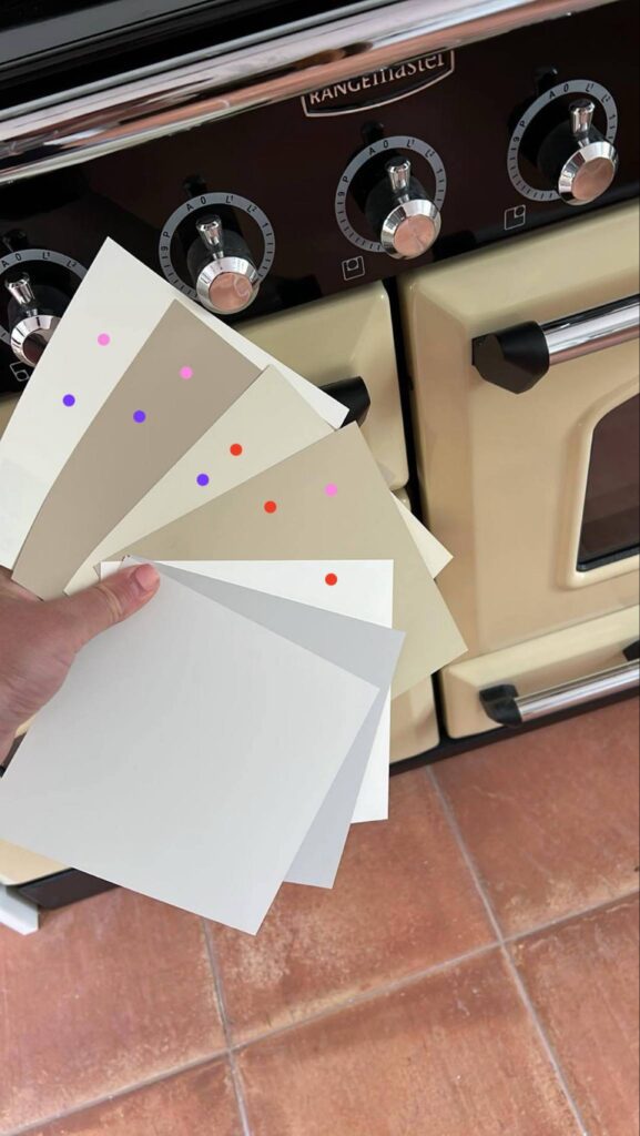 Colour swatch selection