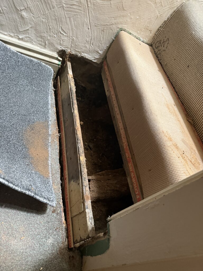 Years of running repairs to the first riser